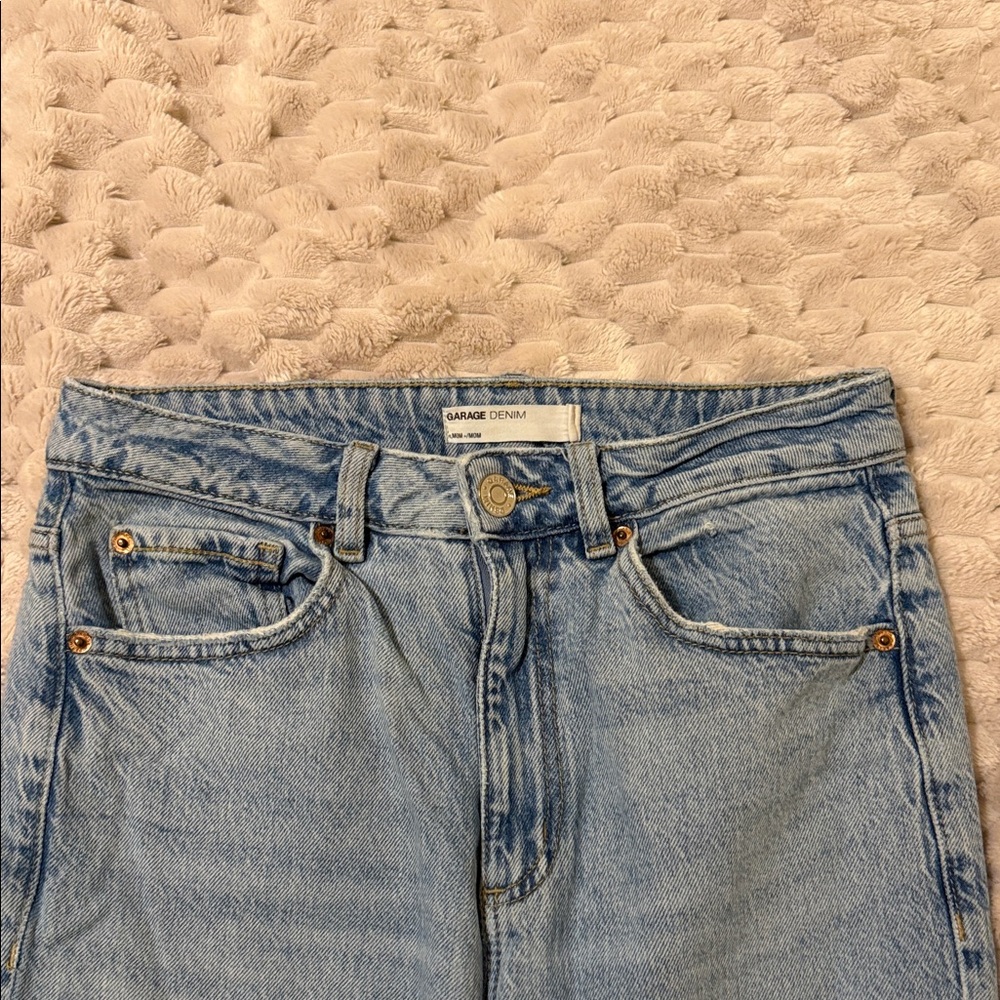 Garage Light Blue Mom Jeans